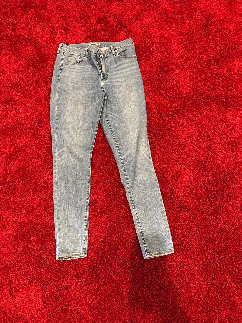 Levi's Women's Skinny Jeans — Light Blue Denim